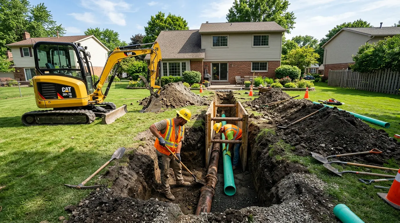 Sewer Line Repair in Middleborough, MA